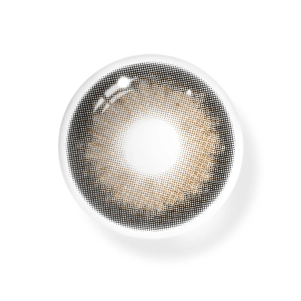 Aine Giselle Grey Prescription Colored Contact Lenses - Roseibase