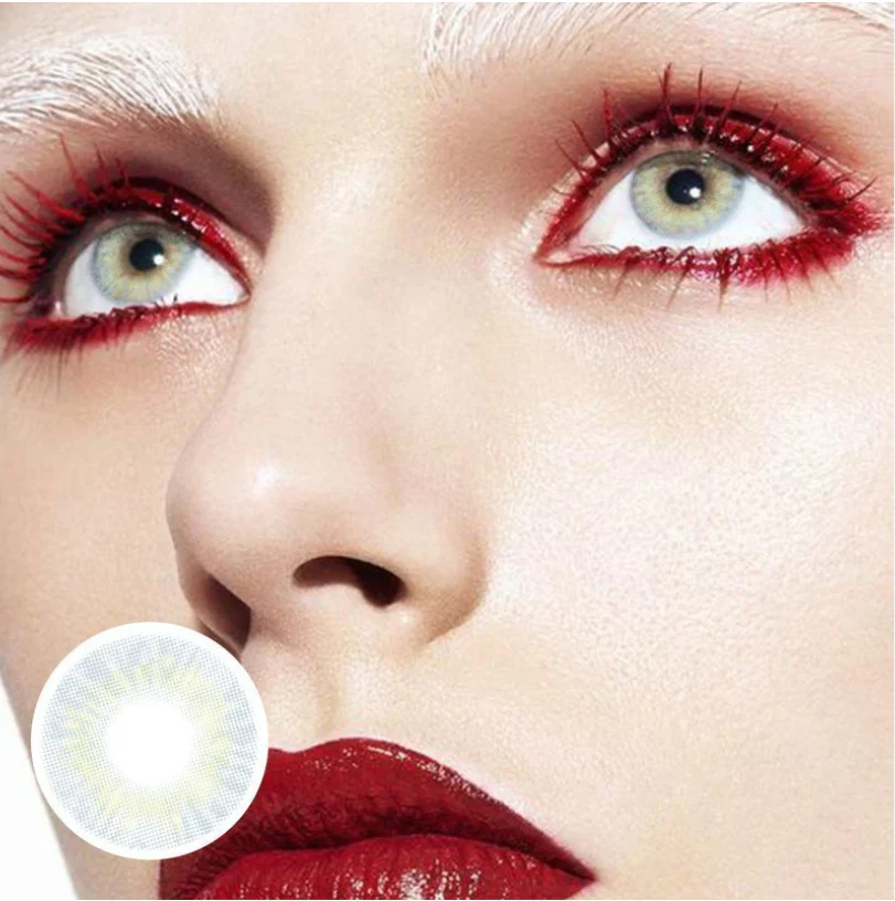 Cherry Hawaii Blue Colored Contact Lenses - Roseibase