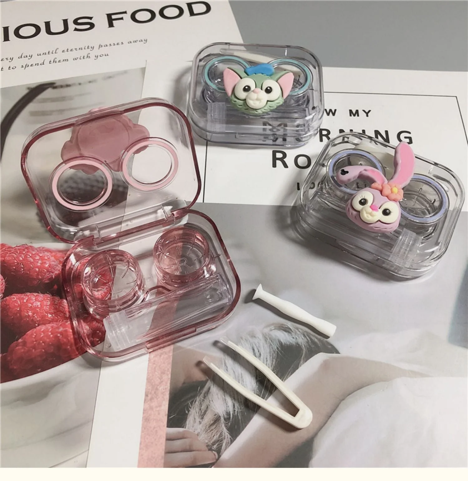 Duffy Colored Contact Lens Case - Roseibase
