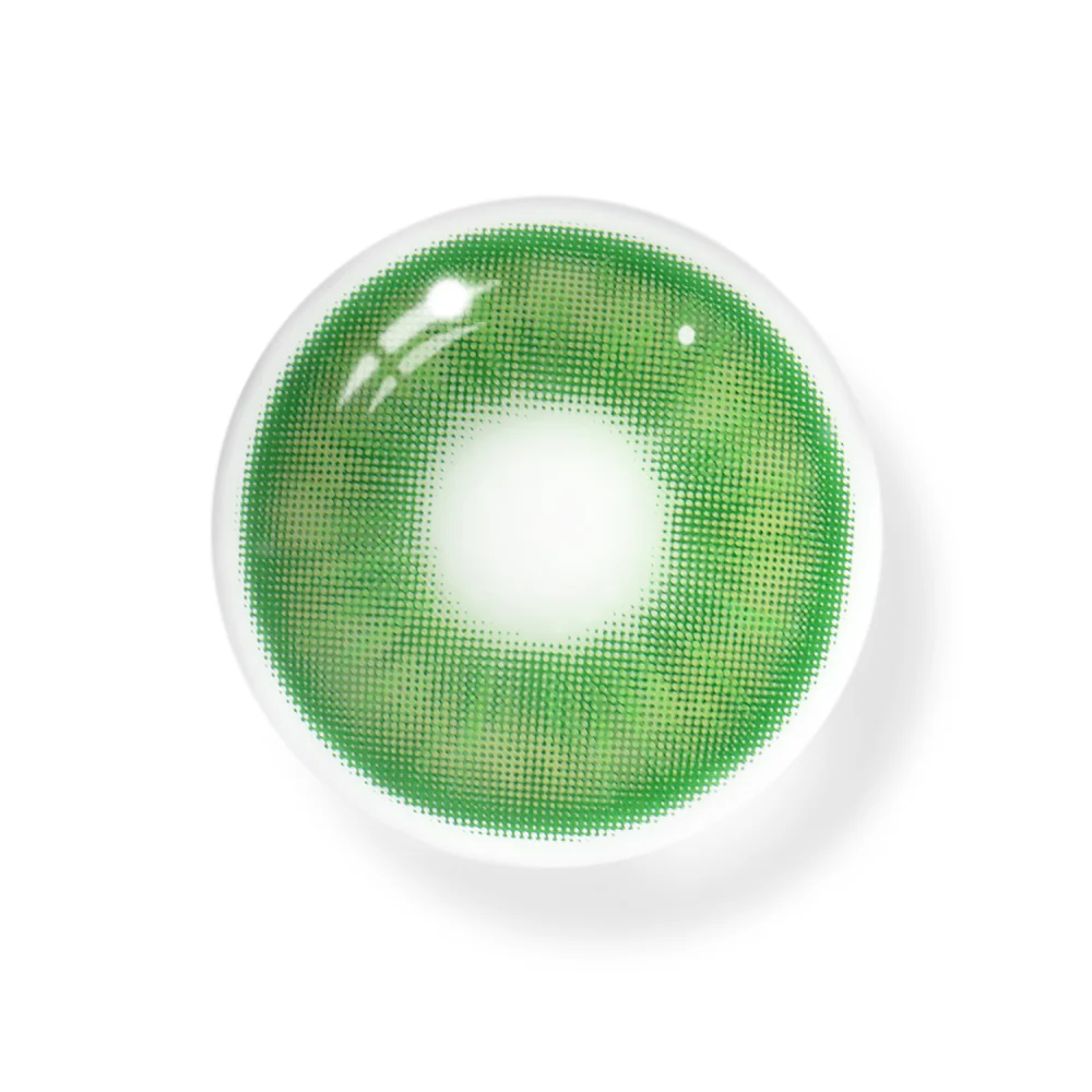 Amaretto Green Colored Contact Lenses - Roseibase