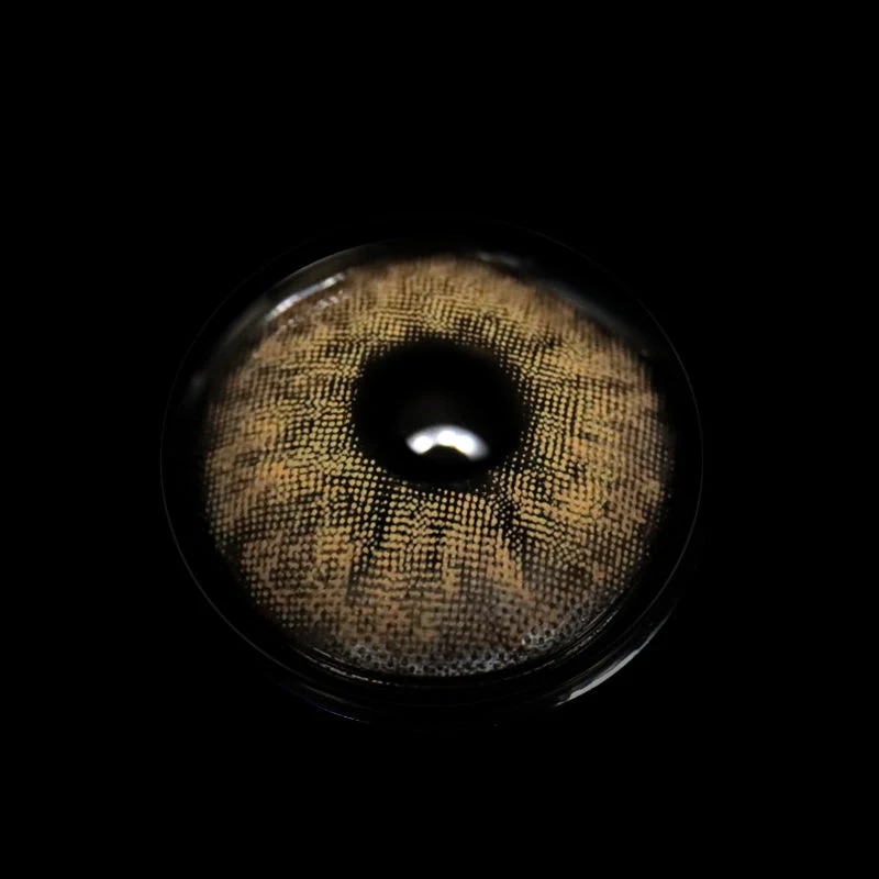 Hesper Brown Prescription Colored Contact Lenses - Roseibase