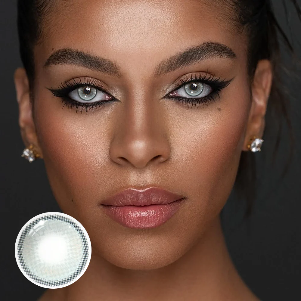 Garnet Blue Colored Contact Lenses - Roseibase