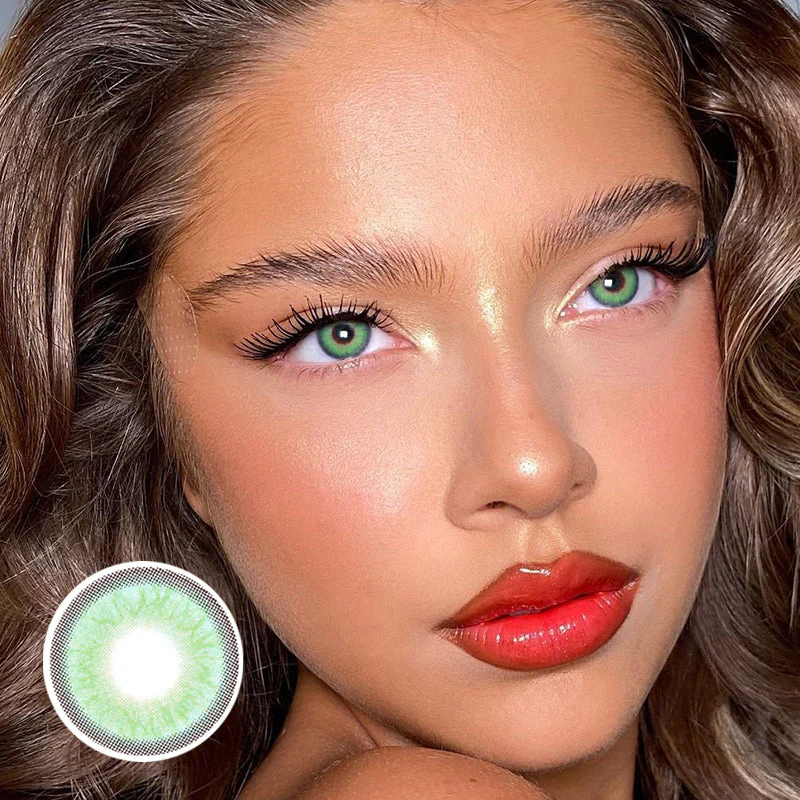 Himalaya Green Colored Contact Lenses - Roseibase