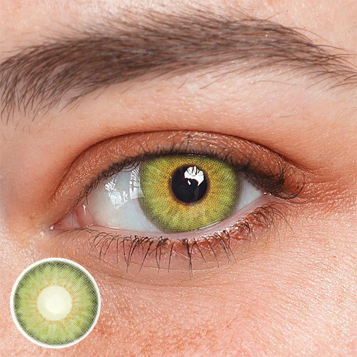 Elida Green Colored Contact Lenses - Roseibase