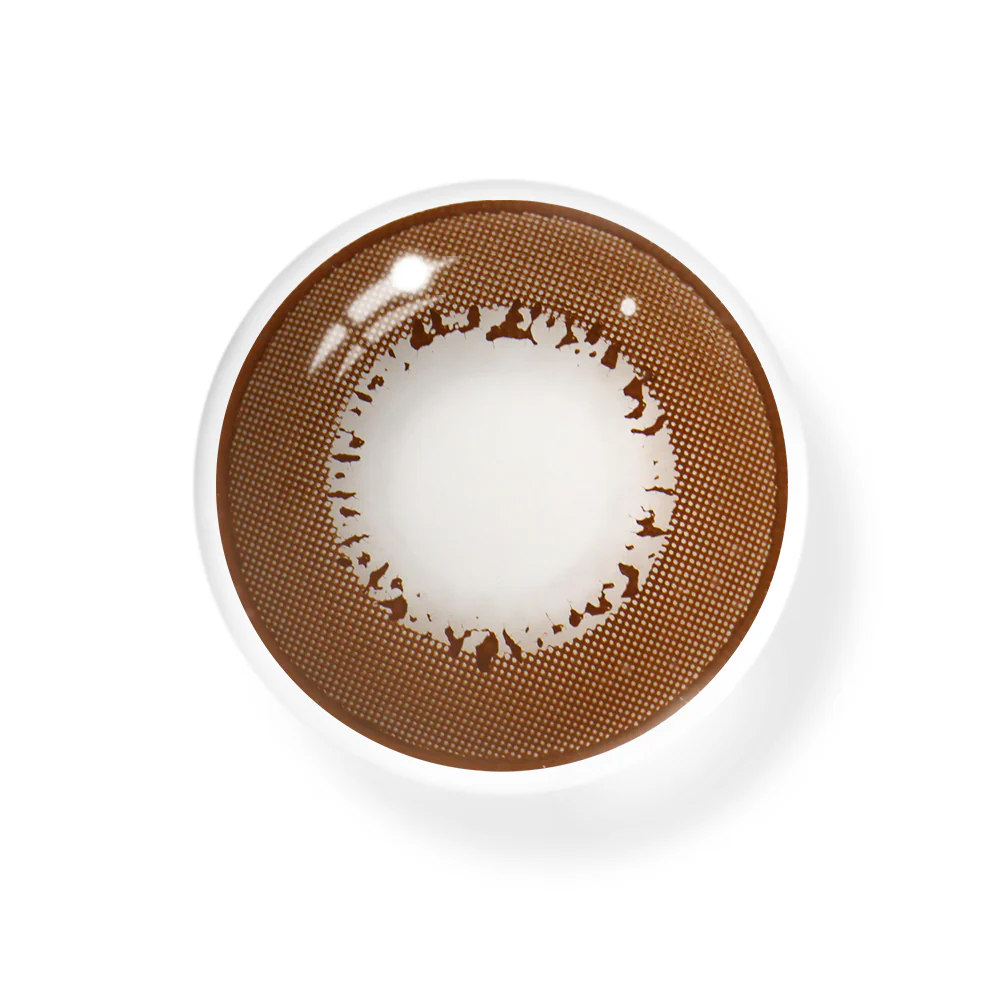 Cosplay Element Dark Brown Prescription Colored Contact Lenses - Roseibase