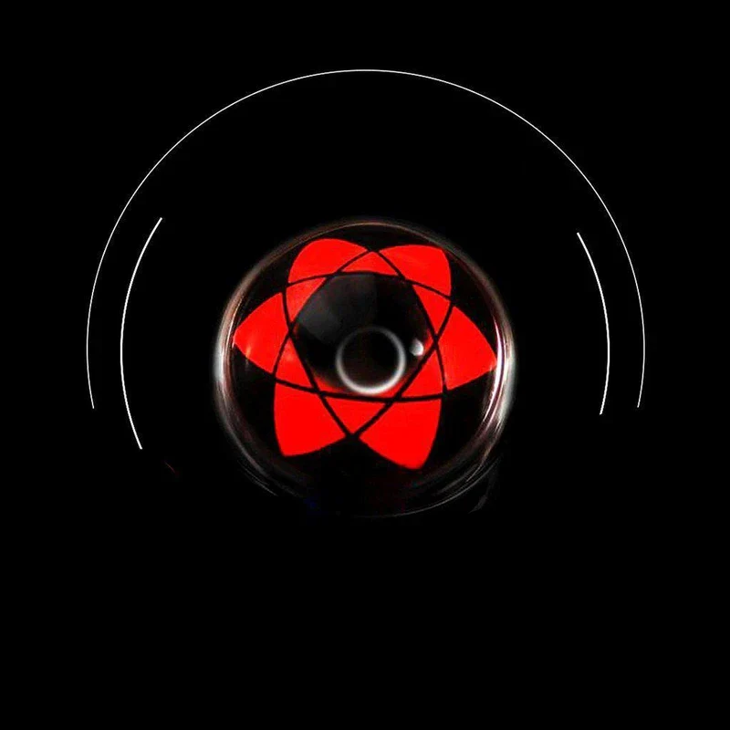 Cosplay Sharingan Red Colored Contact Lenses - Roseibase