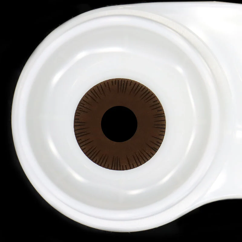 Bramble Dark Brown Prosthetic Lenses - Roseibase