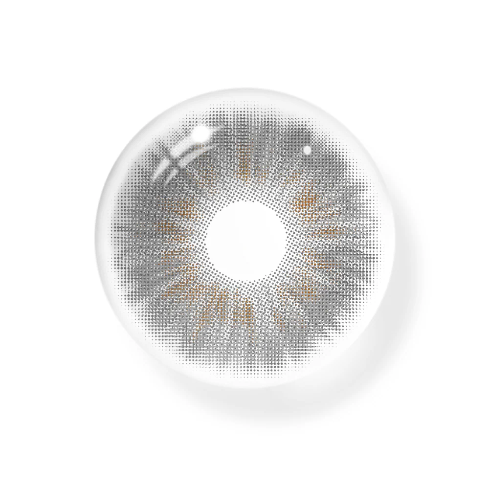 Clover Shining Gray Colored Contact Lenses - Roseibase