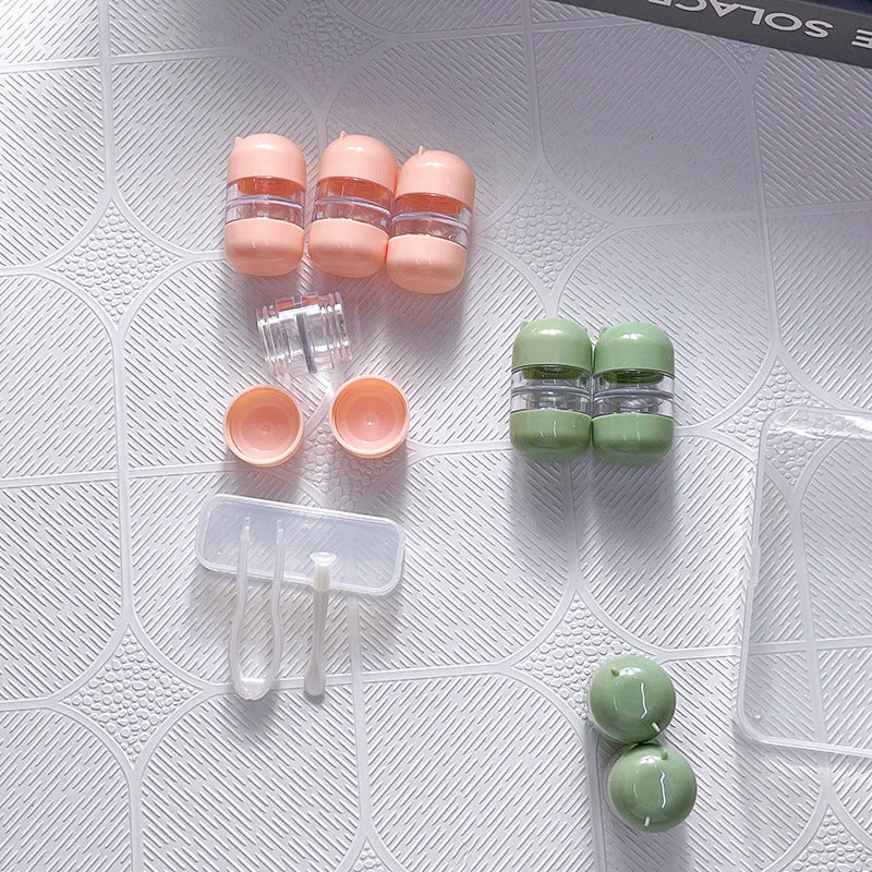 Fashion Colored Contact Lens Case - Roseibase