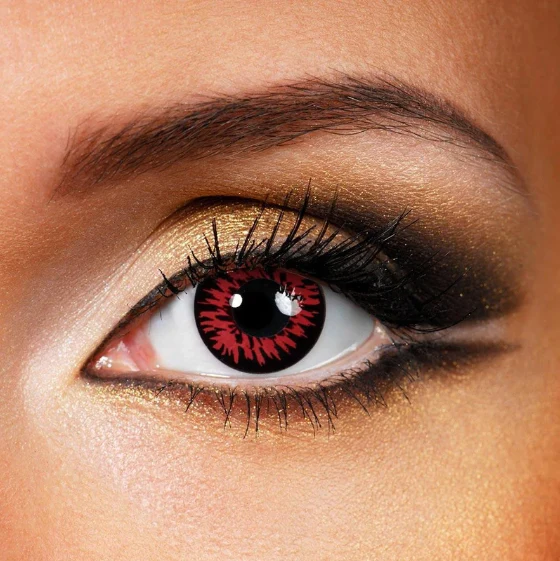 Cosplay Enchanted Black Colored Contact Lenses - Roseibase