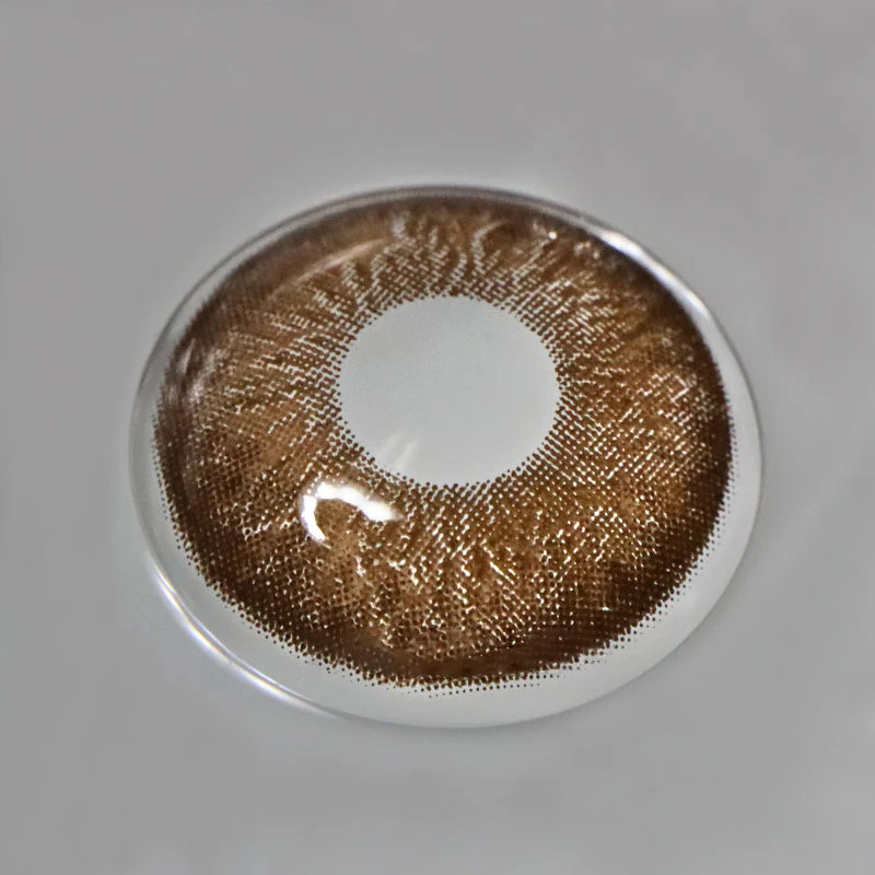 Cocktail Tequila Sunrise Brown Colored Contact Lenses - Roseibase