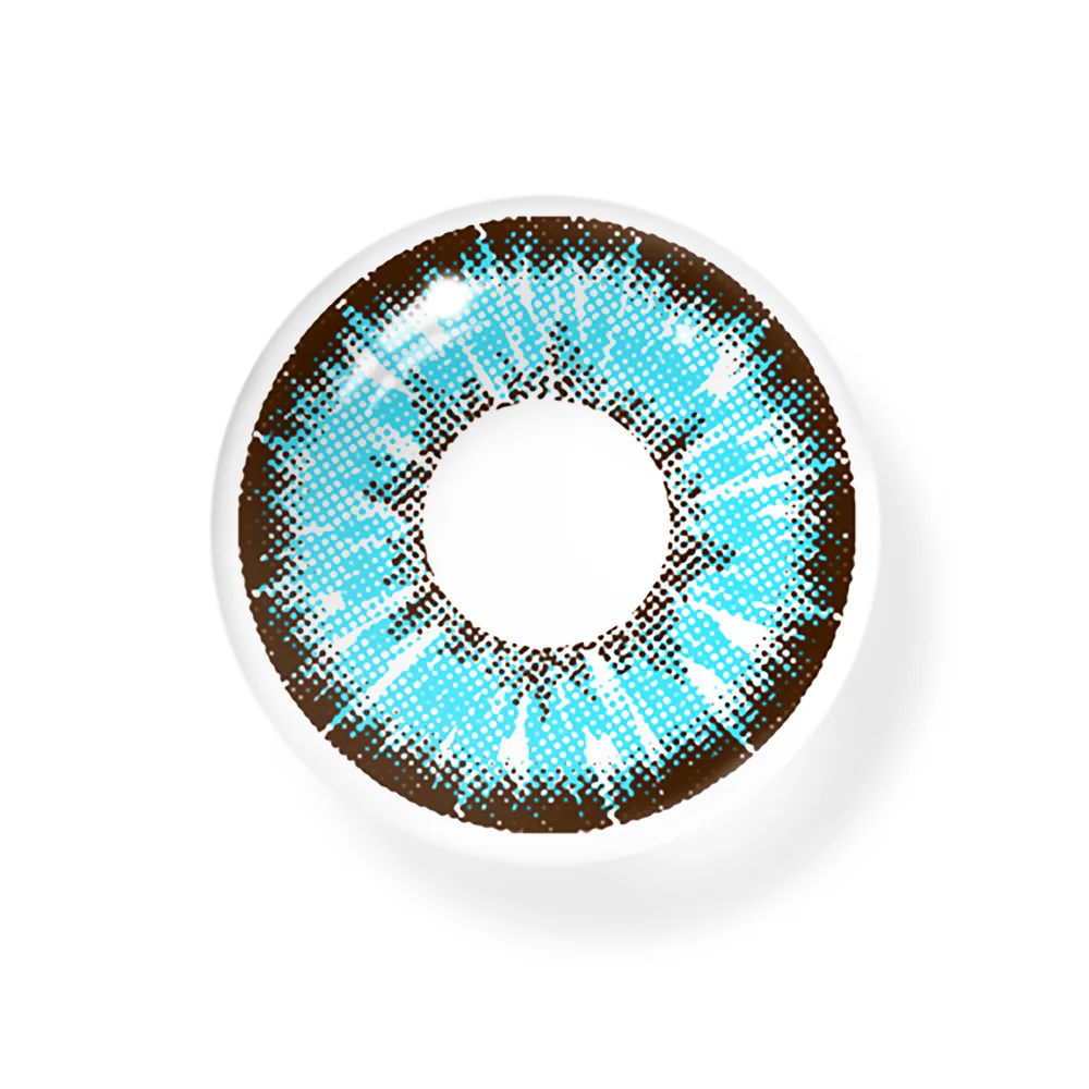 Cosplay Jujutsu Kaisen UJ Blue Prescription Colored Contact Lenses - Roseibase