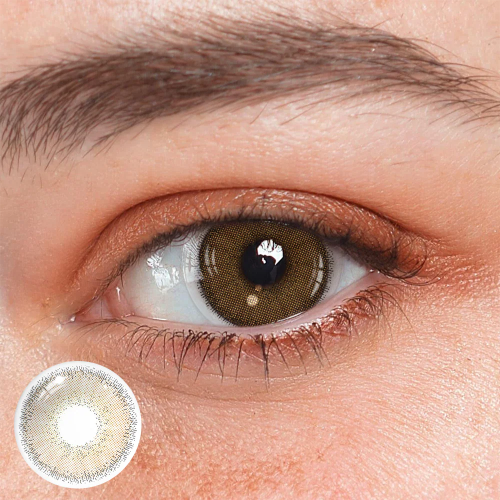 Marcela Dark Brown Colored Contact Lenses - Roseibase