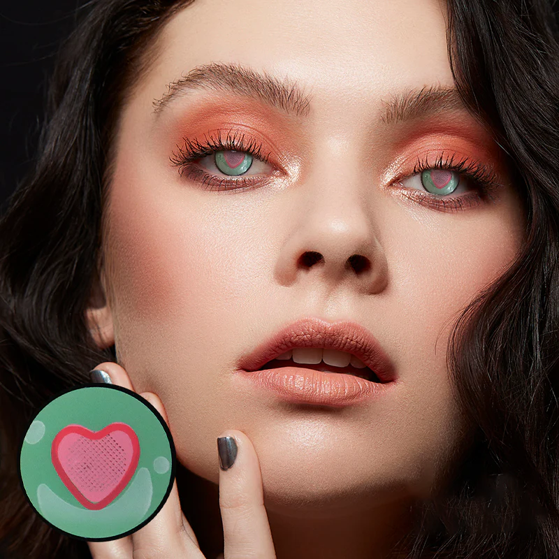 Cosplay Puppet Green Colored Contact Lenses - Roseibase