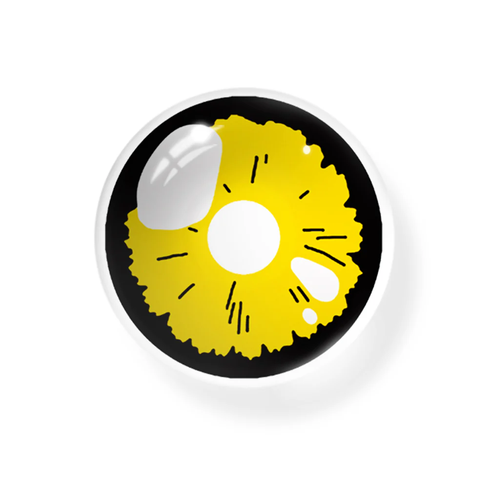 Cosplay Lobelia Veronica Yellow Colored Contact Lenses - Roseibase