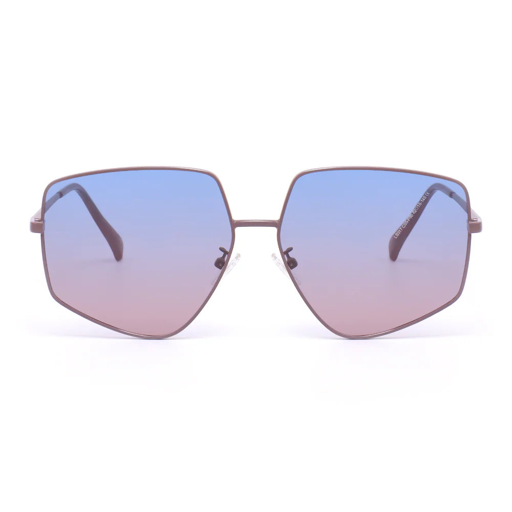 Bella Geometric Blue Sunglasses - Roseibase