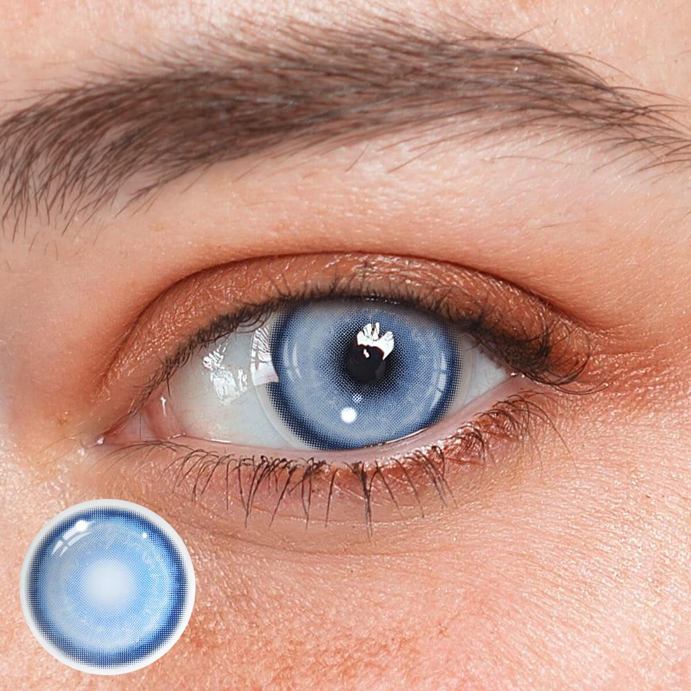 Cosplay KOI Blue Colored Contact Lenses - Roseibase