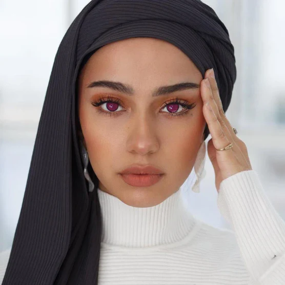 Cosplay Rose mesh pink Colored Contact Lenses - Roseibase