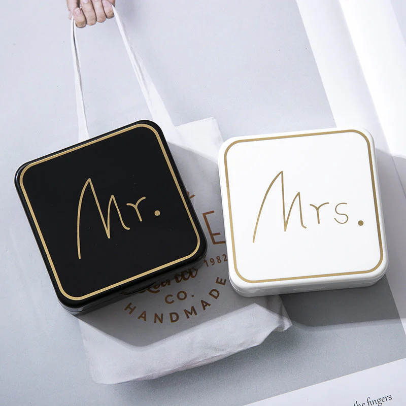 Mr Mrs Colored Contact Lens Case - Roseibase