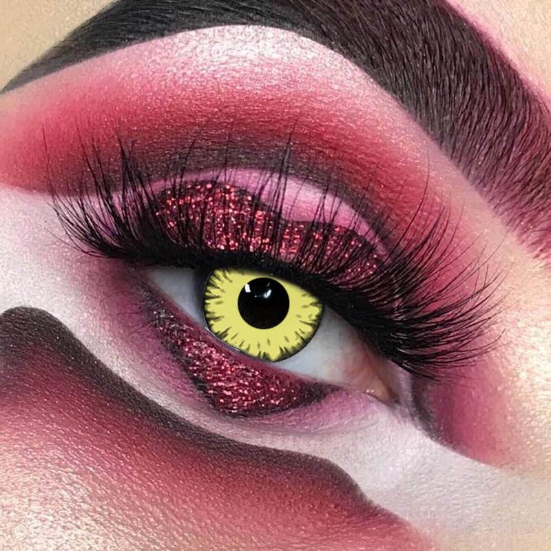 Halloween SOLAR ECLIPSE Colored Contact Lenses - Roseibase