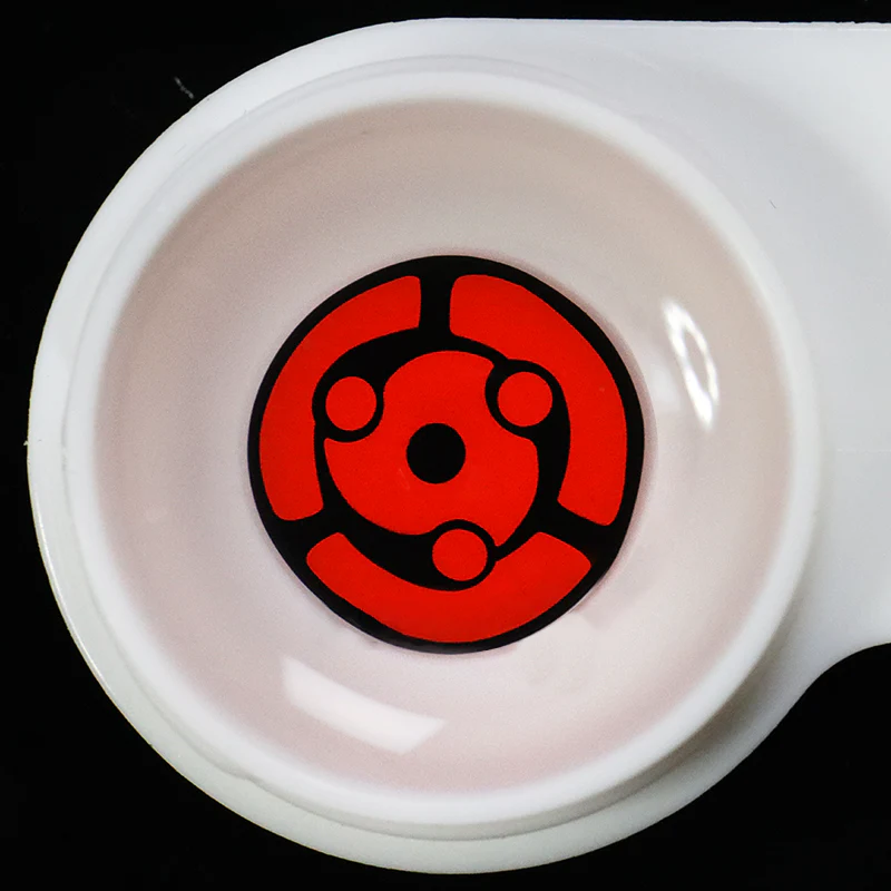 Halloween Syaringan Red Colored Contact Lenses - Roseibase