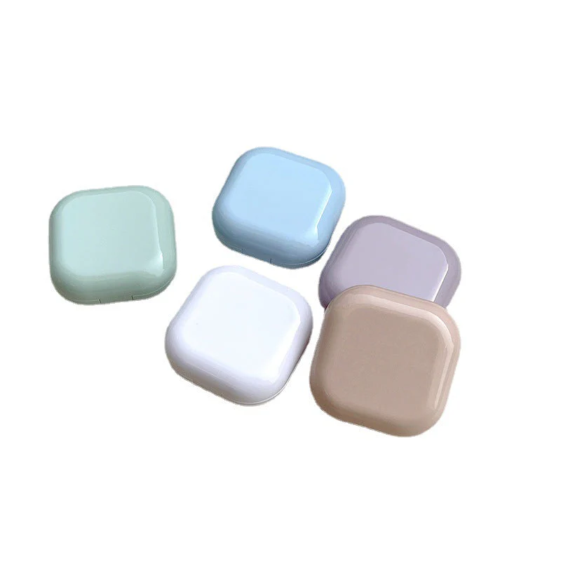Cute simple Colored Contact Lens Case - Roseibase