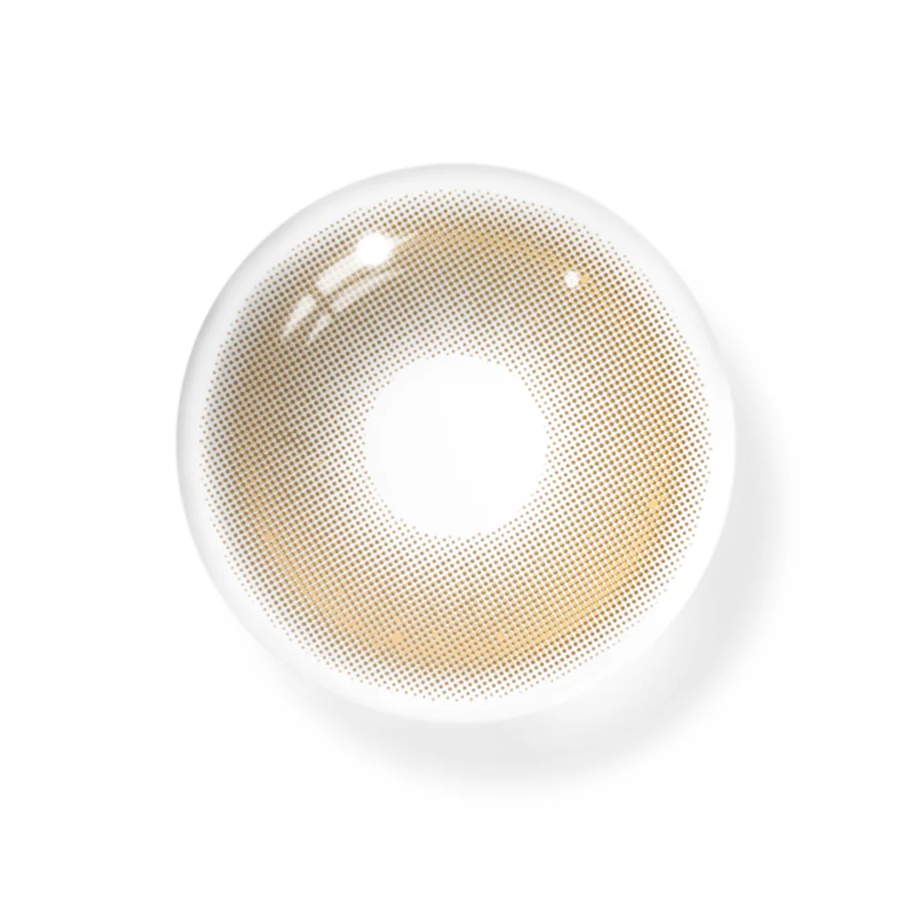 Cosplay Pudding Brown Colored Contact Lenses - Roseibase