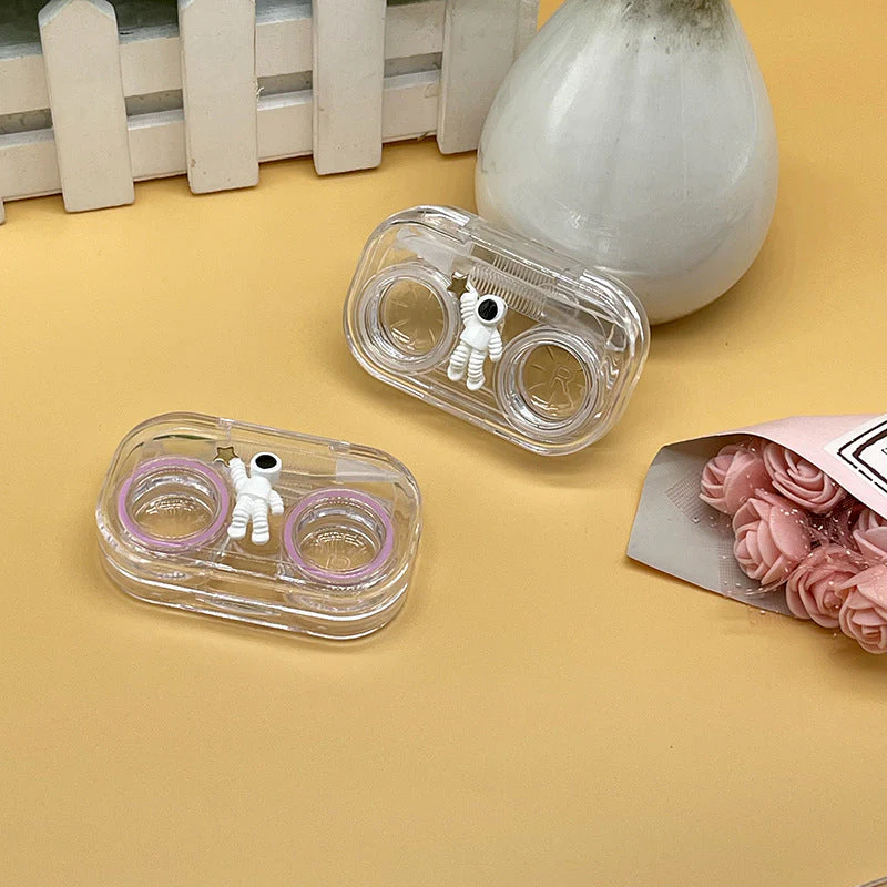 Astronaut Colored Contact Lens Case - Roseibase