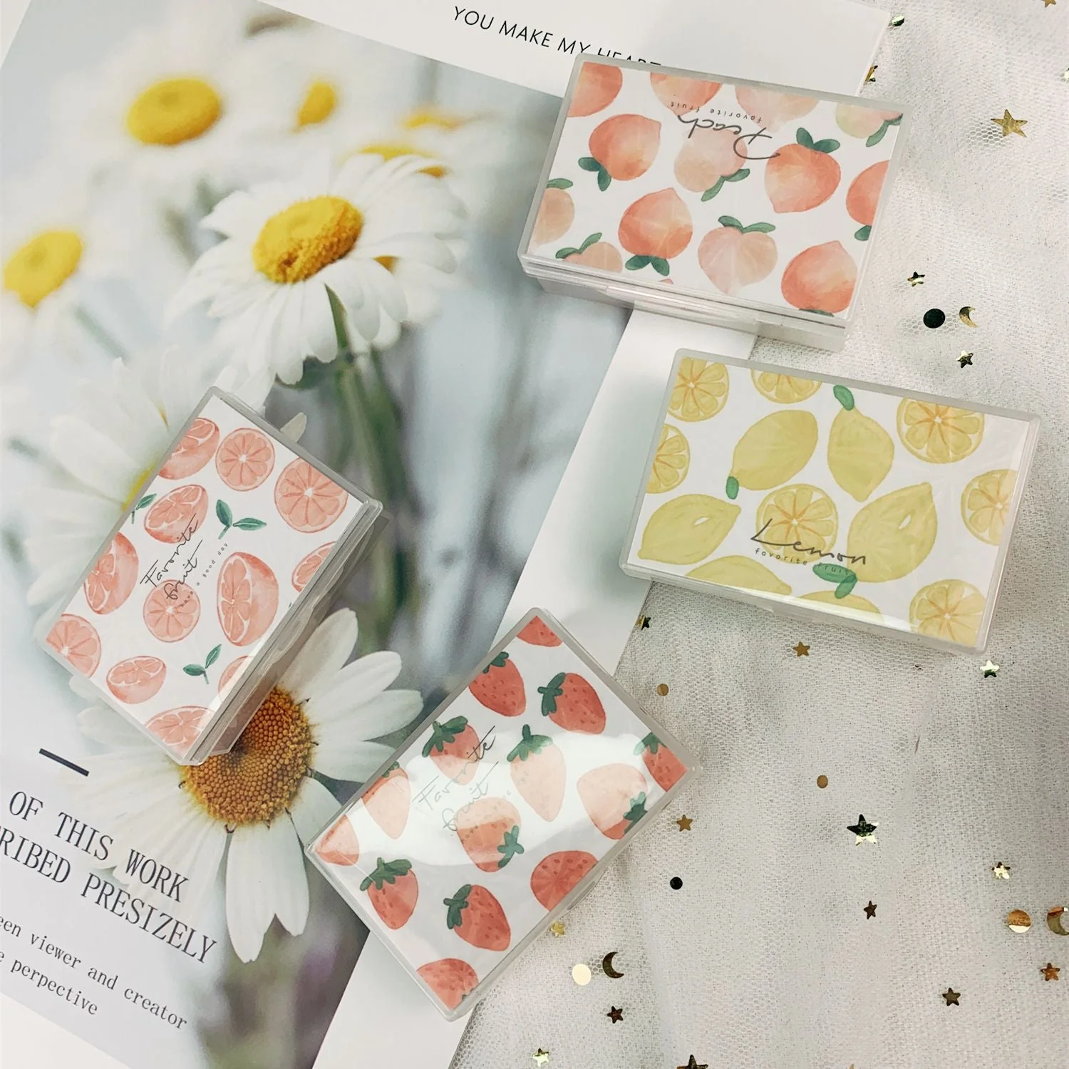 Fruit Cartoon Colored Contact Lens Case - Roseibase