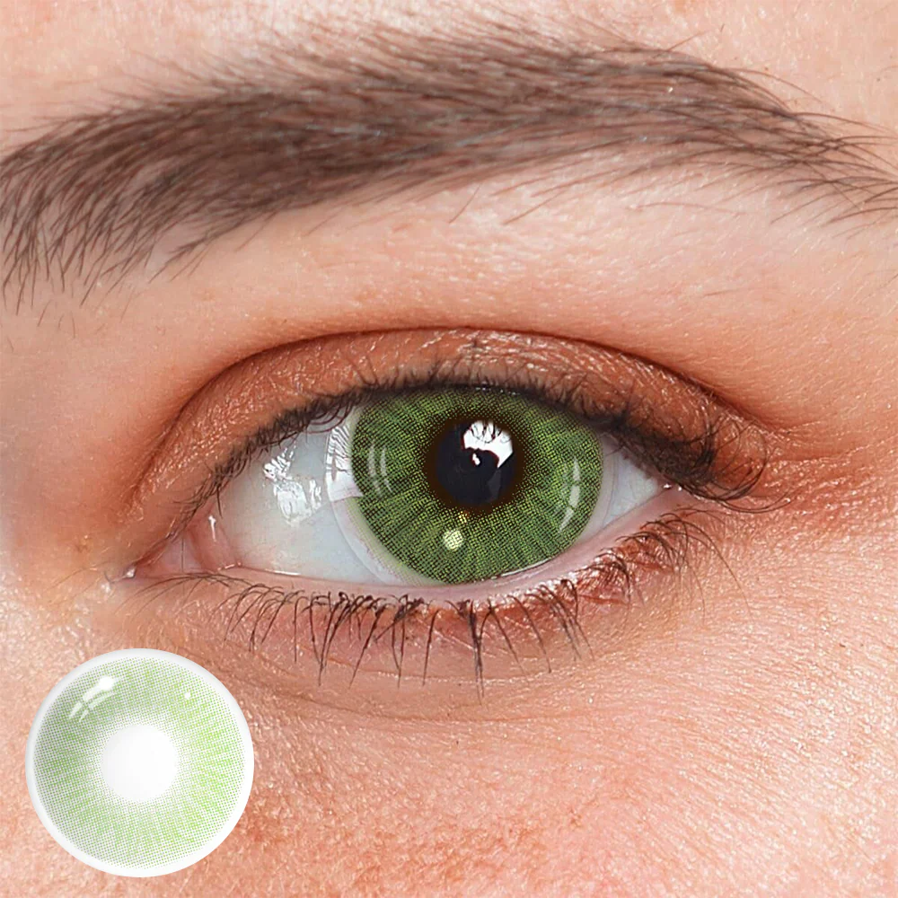 Bellini Green Prescription Colored Contact Lenses - Roseibase