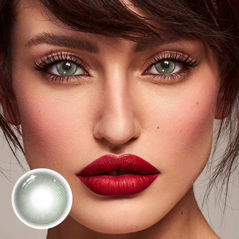 Miginia Green Colored Contact Lenses - Roseibase