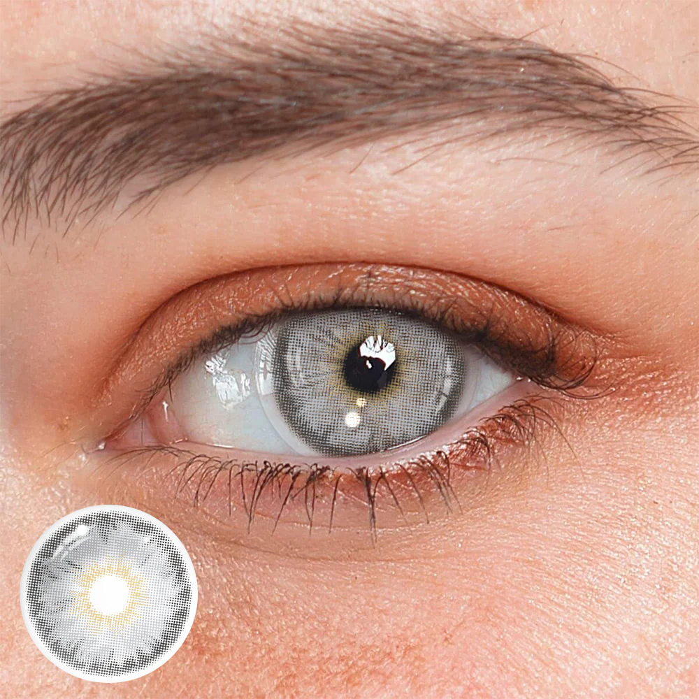 Cyrene Gray Colored Contact Lenses - Roseibase