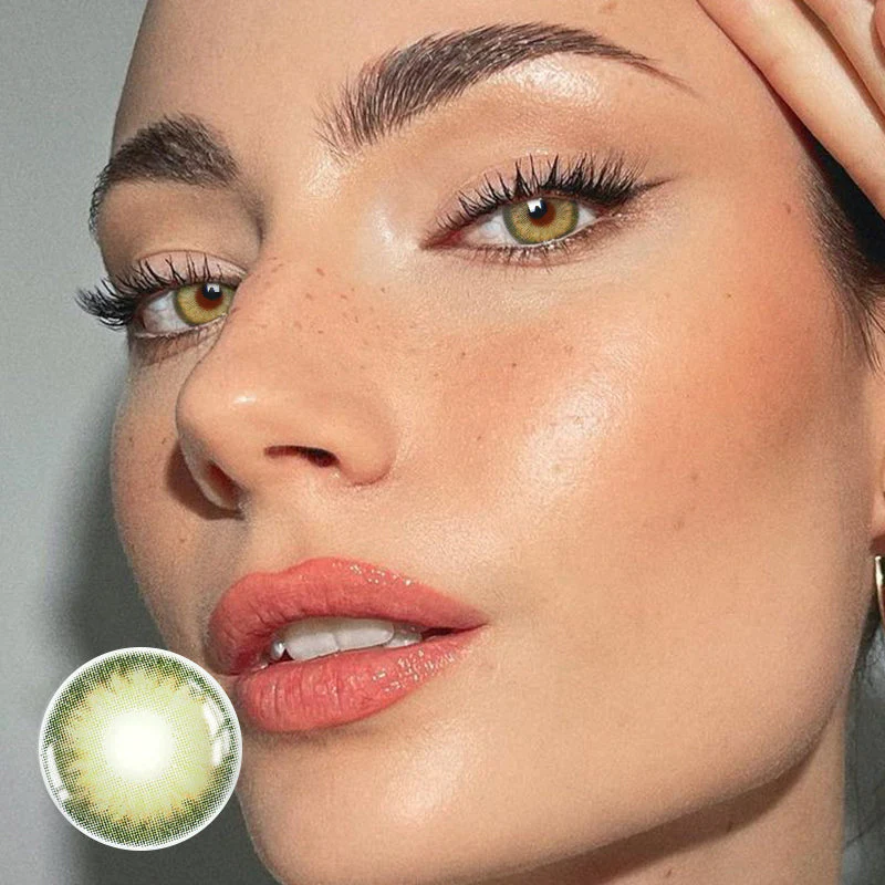 Adriene Green Colored Contact Lenses - Roseibase