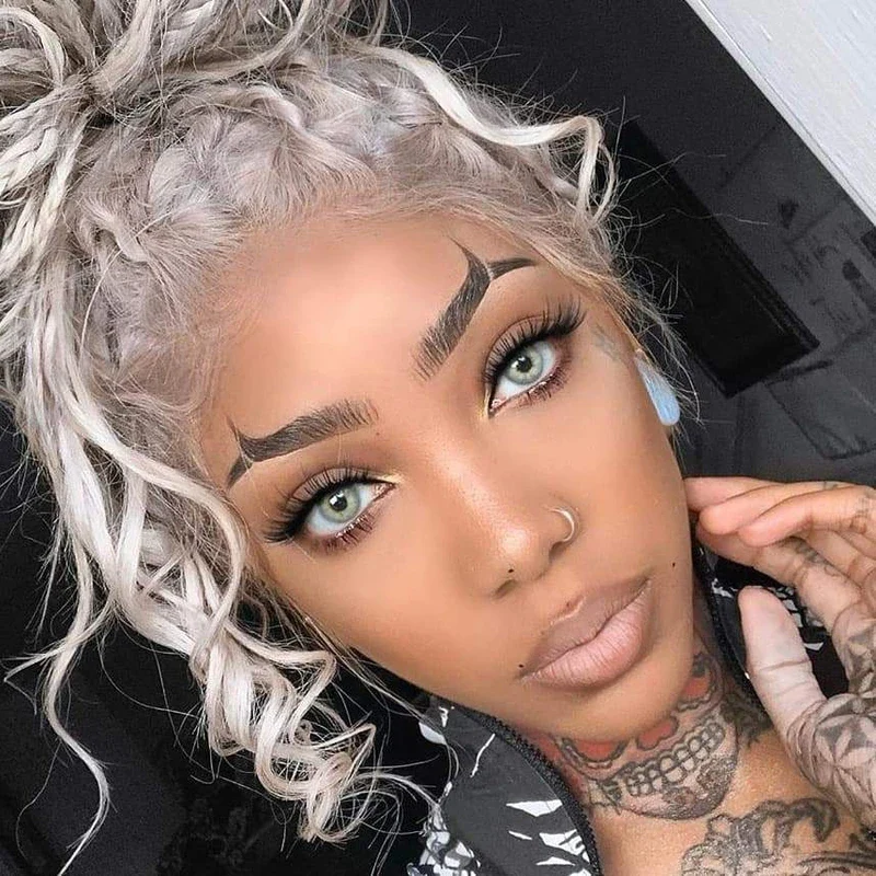 Hidrocor Quartz Blue Gray Prescription Colored Contact Lenses - Roseibase