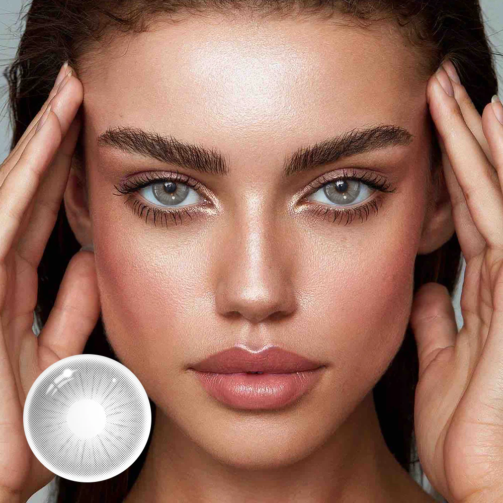 Claudina Gray Colored Contact Lenses - Roseibase