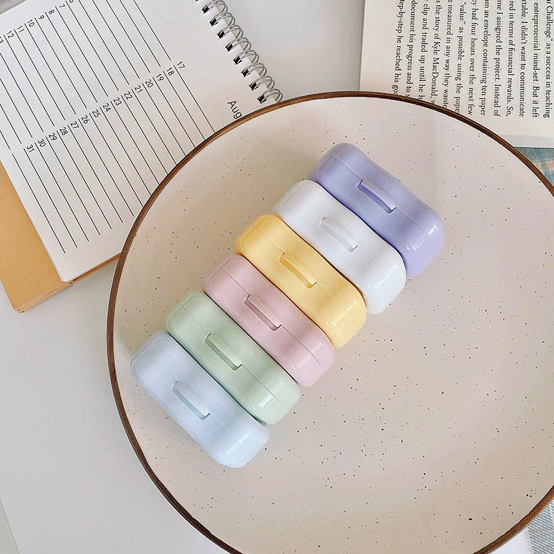 Cute Bear Colored Contact Lens Case - Roseibase