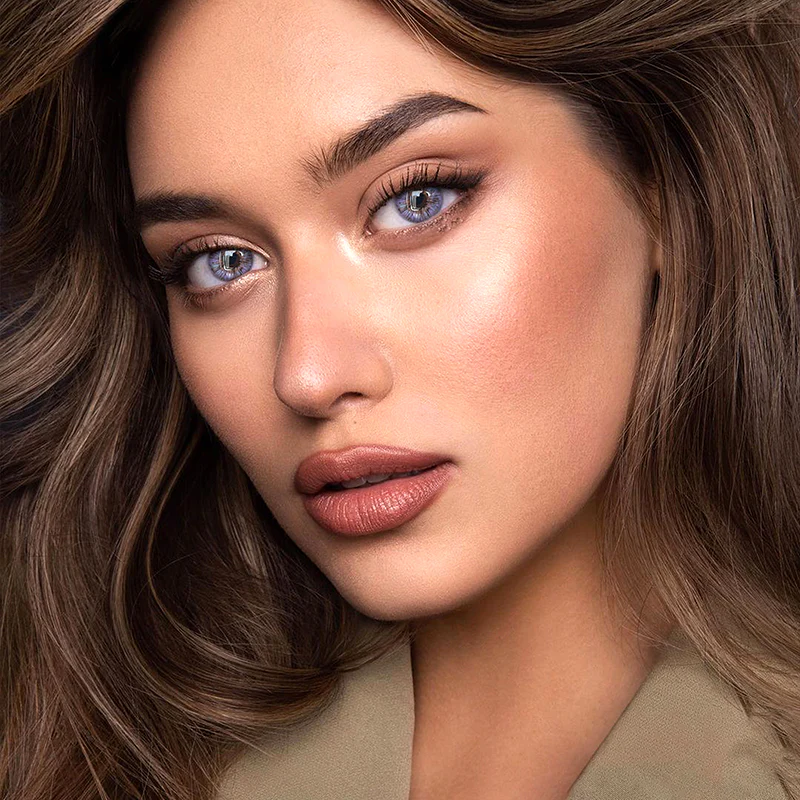 Monet Purple Colored Contact Lenses - Roseibase