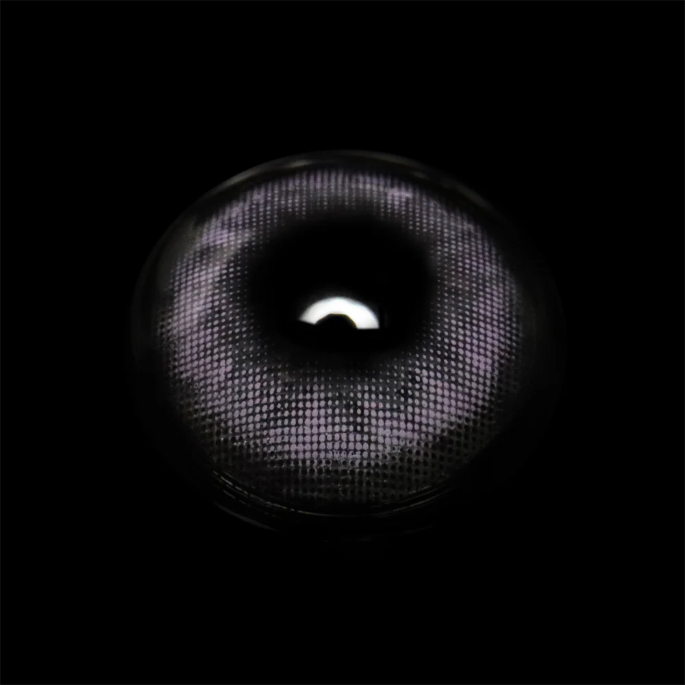 Hinata Fresh Gray Prescription Colored Contact Lenses - Roseibase