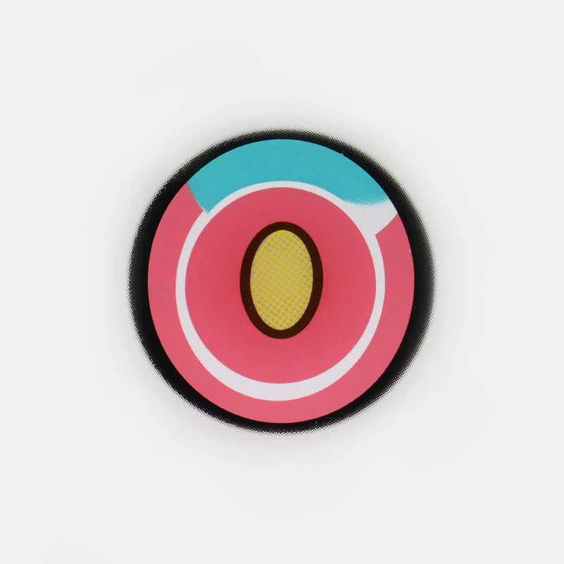 Cosplay Titan Pink Colored Contact Lenses - Roseibase