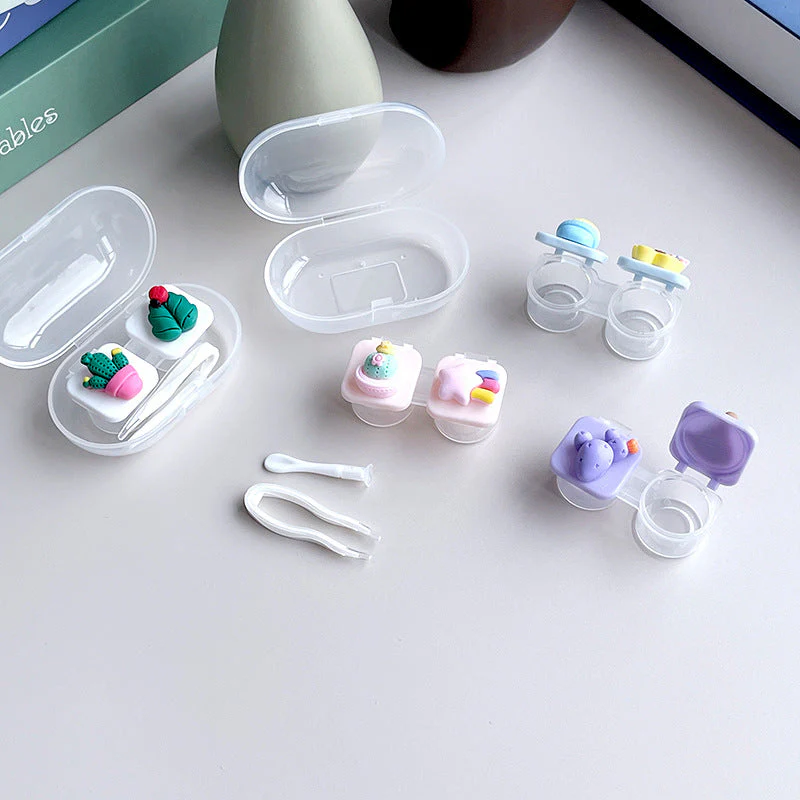 DIY Colored Contact Lens Case - Roseibase