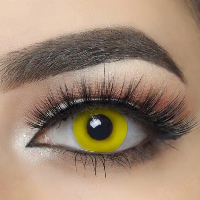 Halloween Yellowout Colored Contact Lenses - Roseibase