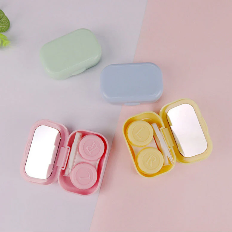 Ins Style Colored Contact Lens Case - Roseibase