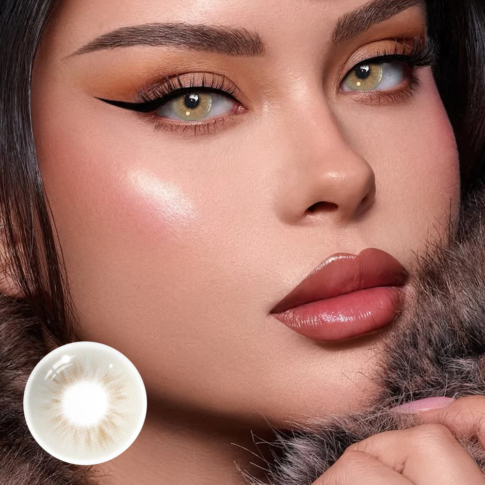 Cassia Gray Colored Contact Lenses - Roseibase