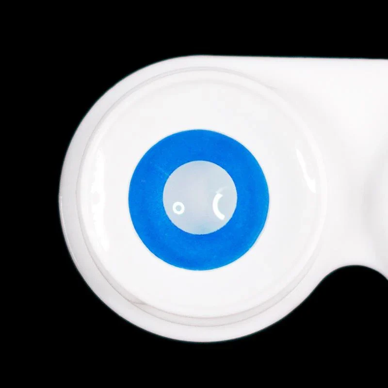 Halloween Blueout Prescription Colored Contact Lenses - Roseibase