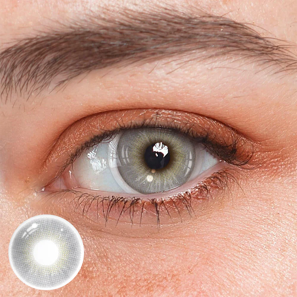 Alabaster Gray Colored Contact Lenses - Roseibase