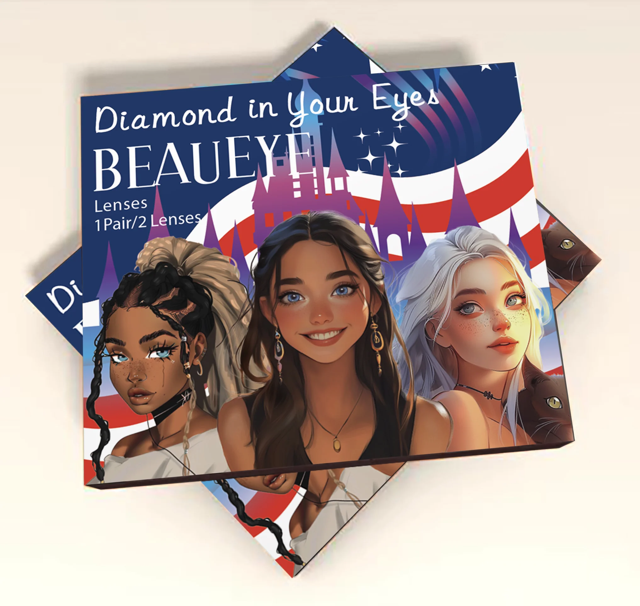 Linette Moon Brown Colored Contact Lenses - Roseibase