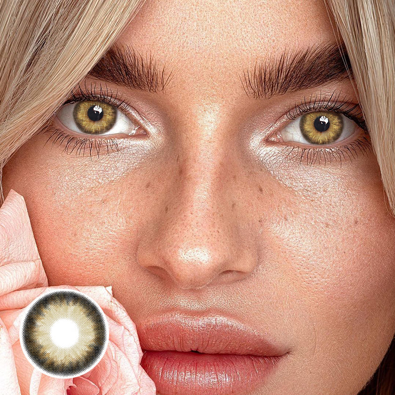 Adriene Obsession Brown Colored Contact Lenses - Roseibase