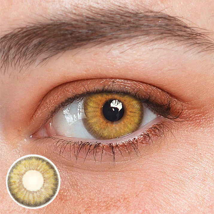 Elida Hazel Colored Contact Lenses - Roseibase