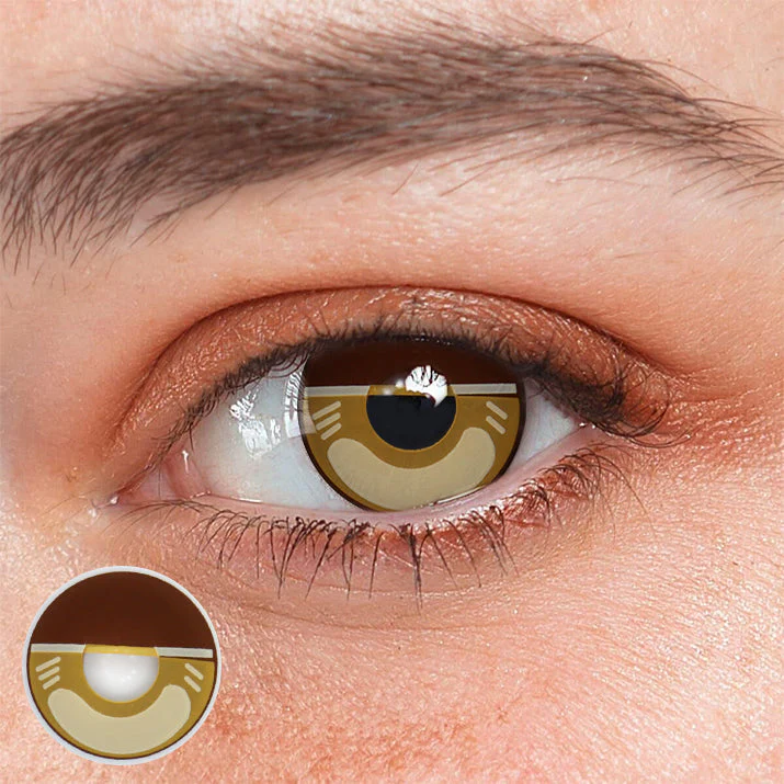 Cosplay Agatsuma Zenitsu Coffee Colored Contact Lenses - Roseibase