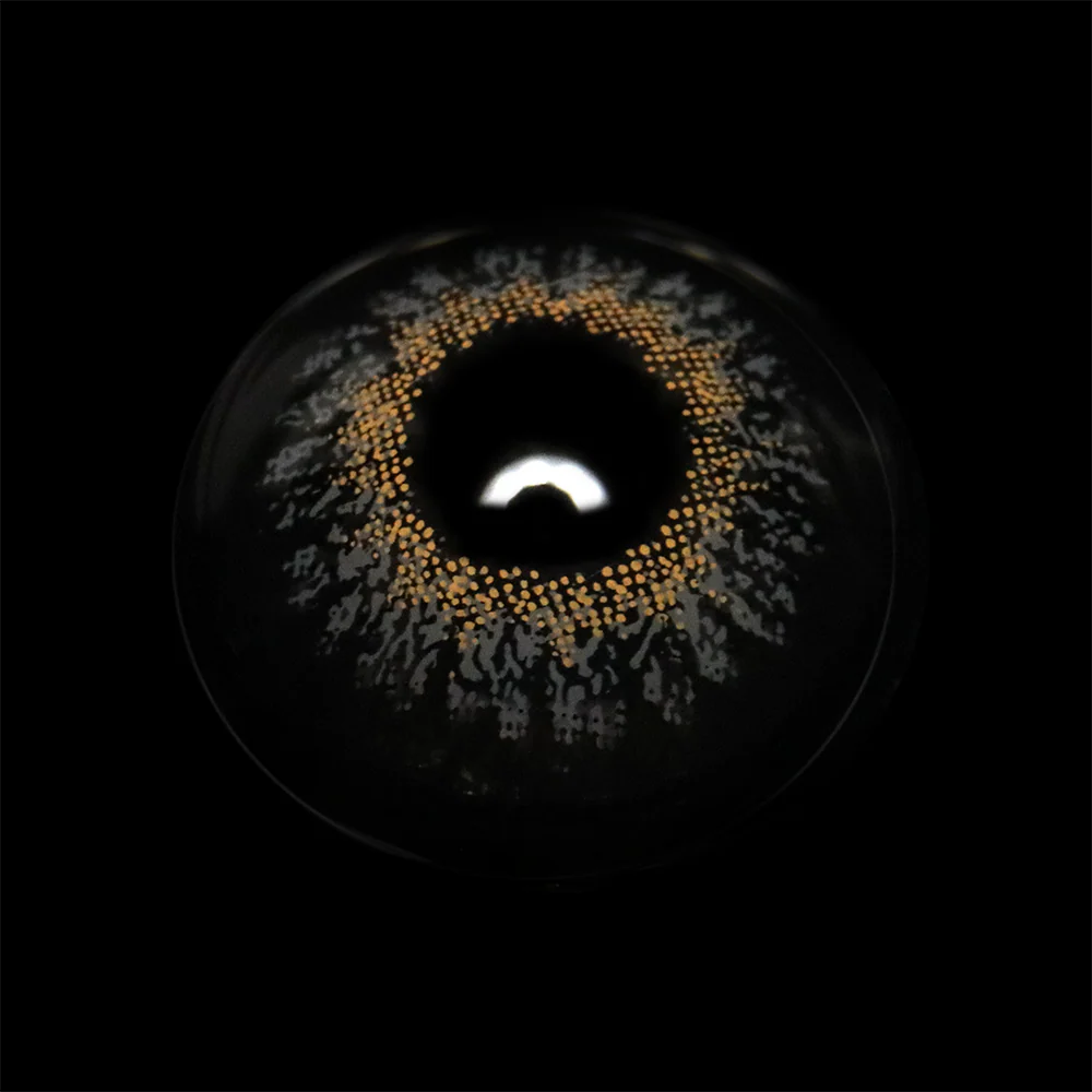 BAMBI Gray Prescription Colored Contact Lenses - Roseibase